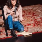 Sarah Silverman Instagram - At @bethstelling ‘s @largolosangeles show I needed to get low. 📸by @Jill.Petracek