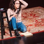 Sarah Silverman Instagram - At @bethstelling ‘s @largolosangeles show I needed to get low. 📸by @Jill.Petracek