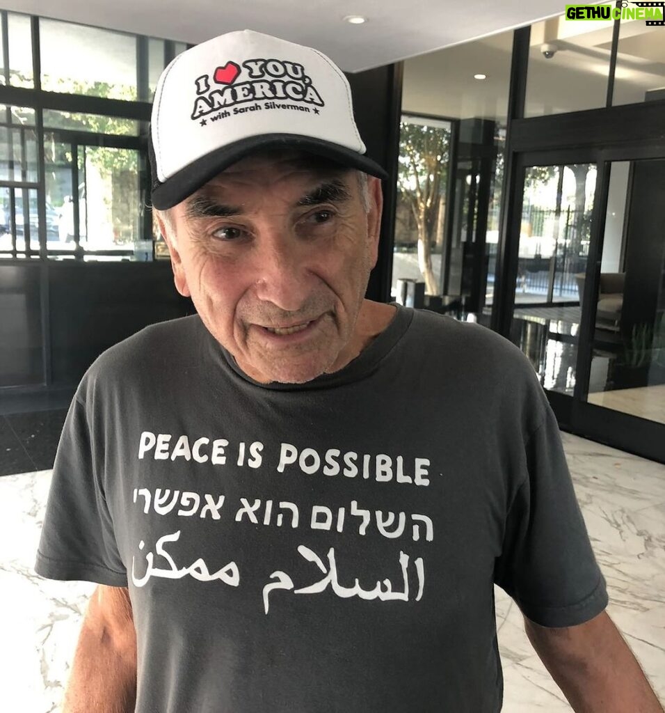Sarah Silverman Instagram - When my Dad died in May I took one of his tee shirts. May his memory be a blessing.