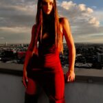 Savannah Clarke Instagram - J U S T I N R E A C H ___________________________________ Believe you can and you are half way there. ____________________________________ #RedDress #JustInReach #GoldenHours #CollectiveTrend #PortraitsInspire #CreativeWorld #Believe #BelieveInyou #LightAndShade #AussieInLA ___________________________________