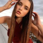 Savannah Clarke Instagram - J U S T I N R E A C H ___________________________________ Believe you can and you are half way there. ____________________________________ #RedDress #JustInReach #GoldenHours #CollectiveTrend #PortraitsInspire #CreativeWorld #Believe #BelieveInyou #LightAndShade #AussieInLA ___________________________________