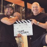 Scott Adkins Instagram - Excited to announce my latest project - Take Cover - “A burned-out professional sniper finds himself trapped in an all-glass penthouse by a lethal competitor and must find a way to survive and escape with little to no cover between him and the killer.” Pictured here with director @nickmckinless Principle photography starts June 19th #TakeCoverMovie #ScottAdkins #Action