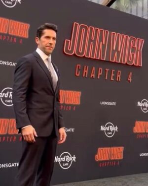 Scott Adkins Instagram - John Wick 4 LA Premiere. Go see one of the greatest action spectacles ever created this Friday!!! @johnwickmovie #johnwick4 @lionsgate @87eleven_entertainment #scottadkins