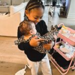 Serena Williams Instagram - Big sister hard at work with baby sis @olympiaohanian @adiraohanian