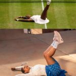 Serena Williams Instagram - She takes her fits as she takes her tennis, without limits ☁️📈 Swipe to see 📸 the iconic on-court looks that inspired the new SWDC collection. Los Angeles, California
