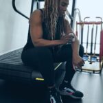Serena Williams Instagram - Quick ice down for my arms with @WillPerform 🆒 Relief Roll-On is my go to post workout.