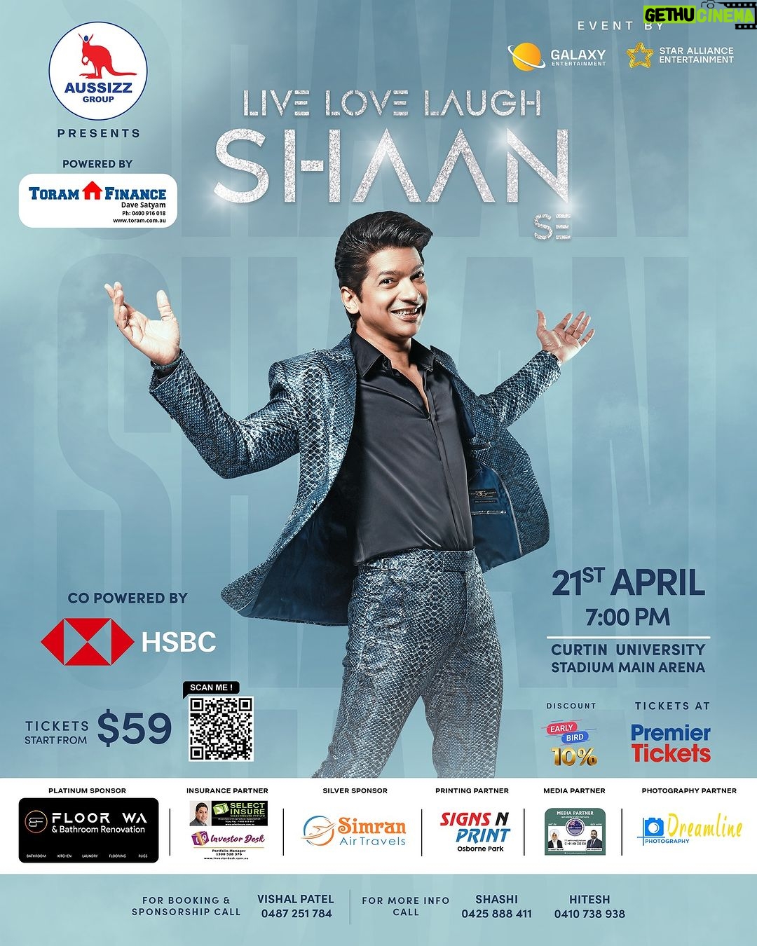 Shaan Instagram – Join us for an unforgettable night with ‘Live Love 