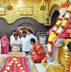 Shaan Instagram - Been 2 yrs.. since we met, spoke .. but I have felt Her presence from time to time .. She’s always with me.. in me. 
And Today we visited one of Her favourite places … Sri Shirdi Sai Baba Temple!! Had a lovely Darshan!! Miss you always Maa..