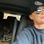 Shannen Doherty Instagram - Road trip time with @missbowiedoherty Favorite thing about this photo is how Bowie is looking at me with such curiosity about our adventure. #roadtrip #girlsbestfriend