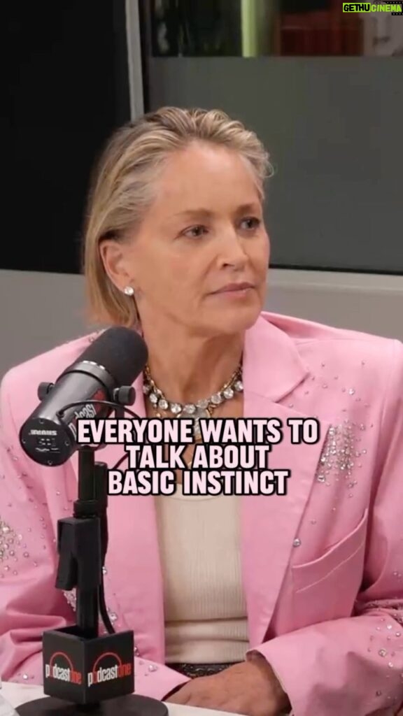 Sharon Stone Instagram - If you need a lesson in being a badass listen to @sharonstone speak. New episode of #TheLadyGangPodcast with Sharon Stone on Apple and Spotify 💖 #sharonstone #ladygang #podcast #icon #moviestar #actress #fashionicon #femaleempowerment #applepodcasts #basicinstinct Los Angeles, California