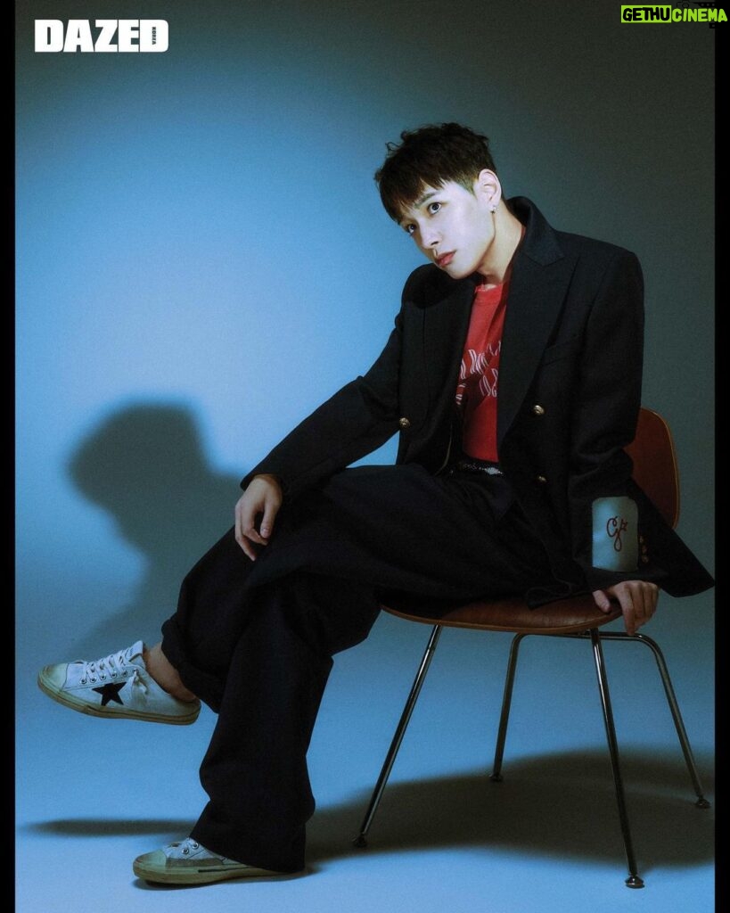 Simon Dominic Instagram - shoot me more stars⭐️ @dazedkorea with @goldengoose