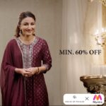 Soha Ali Khan Instagram - Celebrate Durga Puja with the incredible Pujo collection from @houseofpataudi & get Min. 60% OFF only during the #MyntraBigFashionFestival 😃 #MyntraBFF #DressupSeasonWithMyntra #HouseOfPataudi India