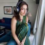 Soha Ali Khan Instagram - Don’t turn up the volume - just shut out the background music!! These are some seriously cool noise cancelling headphones with boss attitude and incredible audio quality! #DysonIndia#gifted #dysonzone #noisecancelling #headphones #music #collab