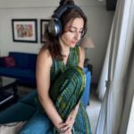 Soha Ali Khan Instagram - Don’t turn up the volume - just shut out the background music!! These are some seriously cool noise cancelling headphones with boss attitude and incredible audio quality! #DysonIndia#gifted #dysonzone #noisecancelling #headphones #music #collab