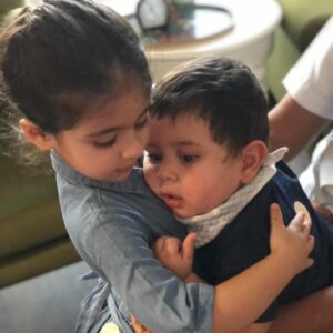 Soha Ali Khan Instagram - Happy birthday Jeh baba!!! Officially a three-nager ❤️🌈🥳