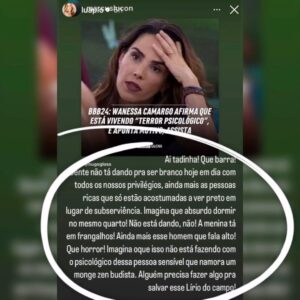 Sonia Abrão Instagram - BBB24: LUANA PIOVANI DEITOU E ROLOU NA IRONIA PRA CIMA DA WANESSA! 😱