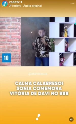 Sonia Abrão Instagram - BBB24 Ainda comemorando…@vladimiralves, @alessandrolobianco, @aarontura, @gabperline, @soniaabrao 🥳🥳🥳🥳🥳🥳 (Vídeo: @redetv)