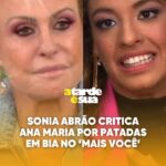 Sonia Abrão Instagram - A apresentadora foi grossa com a ex -BBB BIA do começo ao fim da entrevista! Desnecessário! Que feio!!! 😡 (Vídeo: @redetv) RODA DA FOFOCA com @vladimiralves, @alessandrolobianco e @marciapiovesan_ 📺📺📺