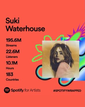 Suki Waterhouse Instagram - no words for how grateful I am to all of you for listening. thank you so much ❤️

have yourself a merry little christmas out now ❤️ all proceeds go to @asenseofhomeorg who strives to prevent homelessness by creating first-ever homes for youth aging out of foster care. 

happy early xmas 🥰
