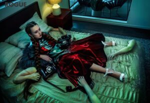Taissa Farmiga Instagram - Beautifully twisted. Many thanks to @roguemagazine for my favorite shoot to date 🌹🖤☎️ (hands down, #ilikemypunsintended)
.
.
Repost @roguemagazine
Photographer: @avine_ 
Creative Direction: @heatherseidler 
Stylist: @sydneylopez 
Makeup: @fionastiles @starworksgroup
Hair: @drtn 
Writer: @sonyacansingh 
Location: @thelinelofts