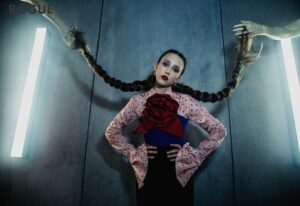 Taissa Farmiga Instagram - Beautifully twisted. Many thanks to @roguemagazine for my favorite shoot to date 🌹🖤☎️ (hands down, #ilikemypunsintended)
.
.
Repost @roguemagazine
Photographer: @avine_ 
Creative Direction: @heatherseidler 
Stylist: @sydneylopez 
Makeup: @fionastiles @starworksgroup
Hair: @drtn 
Writer: @sonyacansingh 
Location: @thelinelofts