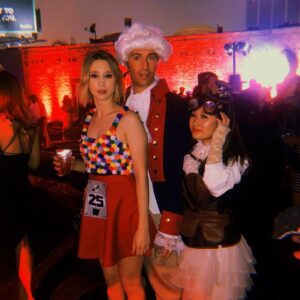 Taissa Farmiga Instagram - It’s still fashionable to be late, no? Happy Halloween, pumpkins! 🍬🍬🍬#JJHalloween #gumballs