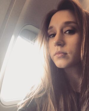 Taissa Farmiga Instagram - We meet again, mr. window. Please take this selfie as my preemptive gratitude for your continuing support. ✈️ #zoomzoom #newproject