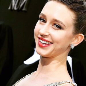 Taissa Farmiga Instagram - Celebration. Elegance. Joy. 
#TheNun premiere was dark and gorgeous
.
Thank you @eleanormakeup @brianfisherhair @micaela @miumiu @tiffanyandco for the glam and confidence! @wbpictures @newlinecinema @thenunmovie @corinhardy @creepypuppet @clearmichael #garydauberman @jonasbloquet @demianbichiroficial