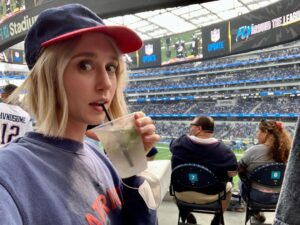 Taissa Farmiga Instagram - Let’s go, baby #patsnation