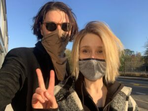 Taissa Farmiga Instagram - HBD to the man who brings me peace @hadleyk