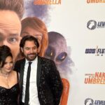 Taryn Manning Instagram - Adventures of the Naked Umbrella! Just missing our leading man @officialjeremydavies Great to be supporting our movie!! Check it out tomorrow in theaters and streaming #getnaked #nakedumbrella #HollywoodisBack 👽☂️🛸