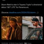 Teyana Taylor Instagram - Wow, WON’T HE DO IT??!!! In Jesus name! 👏🏾🙏🏾Stepping into the light of this new journey, I’m beyond thrilled to join forces with the incredible @stormreid and the visionary genius that is @kenyabarris , along with my partner @coco_gilbert 🙌🏾🙌🏾🙌🏾🙌🏾🙌🏾🙌🏾🙌🏾🙌🏾🙌🏾 All accolades aside NEW YORK THIS IS FOR YOU! ‘Get Lite’ will be more than just another dance film—this is a full circle moment…for our life! This was and still is our lifeline for the new generations ahead. It’s a movement that has kept us alive! And is now continuing to do so for all the dreamers around the world!! Thank You for giving us the platform to share our truth, to tell our story of strength, resilience, and hope. Grateful beyond words for this opportunity to shine a light on all the talent in our community. A collaboration of creative minds working in conjunction with the legendary @paramounttelevisionstudios !!!! Here’s to The Aunties Productions making magic with A Seed & Wings Productions and Khalabo Ink Society. Let’s shine together! NEW YORK STAND UP!✨🎬 #GetLite #DreamTeam #CreateAndInspire.” NEW YORK GET READY TO GET LITE! Auditions coming soon! The only way to seek opportunity is to “STAND CLEAR OF THE CLOSING DOORS PLEASE.” 😉 🌹🌹🌹🌹🌹🌹🌹🌹 from the concrete!