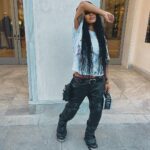 Teyana Taylor Instagram - Tomboy wit a lil pop of pink-a-boo 💕