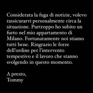 Tommaso Zorzi Instagram - Avevo appena finito di dire che stava andando tutto da Dio.