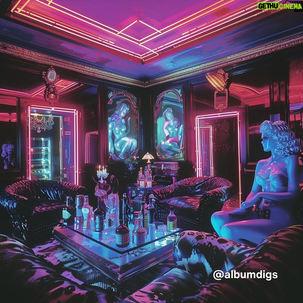 Tommy Lee Instagram - Repost from @albumdigs • A house designed around the @motleycrue album Girls Girls Girls @sidekick3d @tommyappleguitar @lanceeidson @fedelemmen @austinrchrdsn have been hounding me for a decadent 80s Crüe house, so here it is! . What album do you want to see next? . #motleycrue #girlsgirlsgirls #aiarchitecture