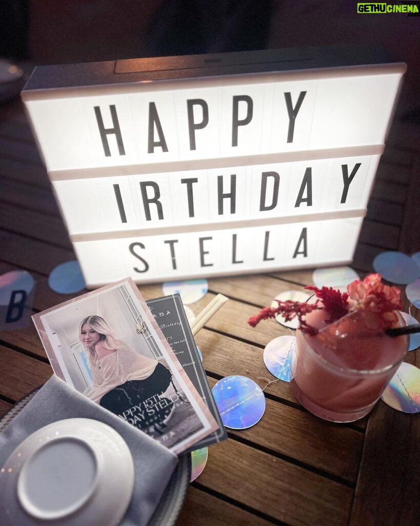 Tori Spelling Instagram - It’s official… my baby girl Buggy 🐞 is 15! So proud of the incredible human you are @stella_mcdermott08 . You have always led with kindness and empathy. Despite bullying in many areas of your life you continue lead with hope and optimism and are an inspiration to girls everywhere. Your heart is giant! And, you excel at everything you do. Baker, Master Chef winner, crochet wizard, designer, DIY dream, makeup master, fashionista, and extreme animal lover. Best big sister and fur baby mama. You inspire me daily and I aspire to be the human you are when I grow up! I love you my #bffbaby Thx @katanarobata for the most incredible birthday dinner party for my girl. And, my friend @shaesavin you are the best ❤️ And, @claymakescakes always the best cakes! You totally nailed Stella’s vintage vision. And, @misskimdow your hair color OMG ❤️! Thx to her besties and family for always loving and supporting Stella. xoxo Katana