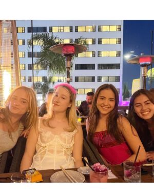 Tori Spelling Instagram - It’s official… my baby girl Buggy 🐞 is 15! So proud of the incredible human you are @stella_mcdermott08 . You have always led with kindness and empathy. Despite bullying in many areas of your life you continue lead with hope and optimism and are an inspiration to girls everywhere. Your heart is giant! And, you excel at everything you do. Baker, Master Chef winner, crochet wizard, designer, DIY dream, makeup master, fashionista, and extreme animal lover. Best big sister and fur baby mama. You inspire me daily and I aspire to be the human you are when I grow up! I love you my #bffbaby Thx @katanarobata for the most incredible birthday dinner party for my girl. And, my friend @shaesavin you are the best ❤️ And, @claymakescakes always the best cakes! You totally nailed Stella’s vintage vision. And, @misskimdow your hair color OMG ❤️! Thx to her besties and family for always loving and supporting Stella. xoxo