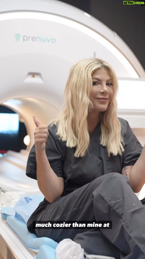 Tori Spelling Instagram - As a mom of five, it’s important for me to be proactive about my health. Last week I had a full body scan at @prenuvo which uses advanced MRI to perform a full body scan able to detect solid tumors at stage 1 and around 500 other conditions. I had such an amazing experience, and I can’t wait to see my results! For $300 OFF your full body scan, use my code prenuvo.com/TORISPELLING (in capital letters), or mention the code TORISPELLING for over the phone bookings. #prenuvo #partner