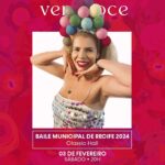 Vanessa da Mata Instagram - 🎉🎊Atenção passarinhos pernambucanos, é hoje a abertura do Carnaval no 58° Baile Municipal do Recife, que acontece neste sábado, a partir das 20h, no Classic Hall. Os ingressos estão à venda na @bilheteriadigital (link na bio) e a renda destinada a entidades beneficentes. Neste ano o tema do Baile será “Quem comanda a festa são elas”, com o objetivo de destacar o protagonismo feminino, embalado pela Orquestra Popular do Recife, Orquestra Popular da Bomba do Hemetério e Spok Frevo Orquestra.  Nos vemos lá! 🗓️ Confira a agenda completa em vanessadamata.com.br #EquipeVDM #VanessadaMata #CarnavaldeRecife Recife, Pernambuco, Brasil