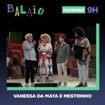 Vanessa da Mata Instagram - O Balaio desta semana recebe dois ícones da Música Popular Brasileira: a talentosa cantora Vanessa da Mata e um dos maiores sanfoneiros do país, Mestrinho. Eles se juntam e apresentam canções de sucesso e ainda se unem aos apresentadores para uma versão de “Tristeza do Jeca” de Angelino de Oliveira, cantada a três vozes e uma sanfona. Não perca, neste domingo às 9h! 📺 TV Cultura, Youtube, app Cultura Play e site da emissora. #TVCultura #Balaio #VanessadaMata #Mestrinho