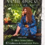 Vanessa da Mata Instagram – 🥭🇵🇹 Em Maio de 2024, Vanessa da Mata regressa a Portugal para apresentar o seu novo trabalho “Vem Doce”, que mereceu uma nomeação para os Grammys Latinos.

Vanessa da Mata vai brindar o público de Portugal com a apresentação ao vivo dos temas do novo álbum, sem esquecer os grandes êxitos da sua carreira.

Lisboa | 9 de Maio • Altice Arena
Porto | 10 de Maio • Multiusos de Gondomar

Então, estás a espera do que para garantir teu bilhete?

🎫 Bilhetes já disponíveis em meoblueticket.pt e locais habituais (link na bio)

#VanessadaMata #VemDoce #VemDoceoShow #TurnêVemDoce