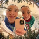 Veronica Merrell-Burriss Instagram – We’re in a silly goofy mood🤪🎄