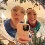 Veronica Merrell-Burriss Instagram – We’re in a silly goofy mood🤪🎄