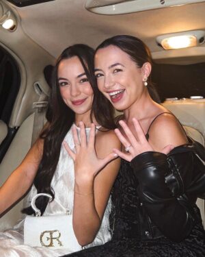 Veronica Merrell-Burriss Instagram - She’s not a regular bride, she’s a cool bride. 🤍💍 

@vanessamerrell bachelorette vlog is live on our channel! 🪩