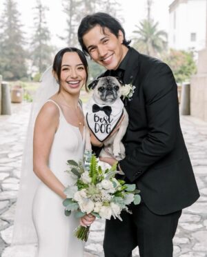 Veronica Merrell-Burriss Instagram - Best part about forever is… we’re just getting started 🤍🥹 Happy Anniversary 12.27.21👰🏻‍♀️🤵🏻