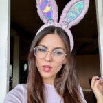 Victoria Justice Instagram - Now… & then 🐰💕