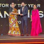 Vikrant Massey Instagram - Thank you @ndtv for honouring me at The Indian of the Year 2024 as Best Actor for 12th Fail 🙏🏽 But what truly makes this evening remarkable for me is the fact that the award was presented to me by @smritiiraniofficial Beneath the grit and passion of a Leader, lies a wonderful and kind-hearted woman, who recommended my name on various occasions to many Producers during my television days. She’d always say, LAGE RAHO!!! Life indeed comes a full circle ⭕️ And it is her birthday today. WOW!!! ❤️🧿