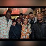 Vivica A. Fox Instagram - GM Dawlings! #SatSmiles FUNTIMES celebrating my "SOULFOOD" son @bl_hamm 40th Bday Hosted by his BEAUTIFUL lady @jenesis_scott at 1 of my fav spot @pfchangs in Long Beach along with his friends! WE LUVS YA TONS BRANDON! Here's to many more celebrations! #LifeIsGood #GodIsGood #Blessed #Respect #GurlPower #TeamVivica #TeamFox #MyGrindDontStop #LegitimateCareers #LoveWins #FilmLife #Actors #FRIENDS4LIFE #ClassicBadChicks 🔥🖤💙🤴🏽👸🏽🥂🎂🔥 Long Beach, California