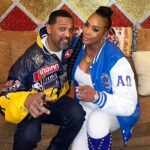 Vivica A. Fox Instagram - GM Dawlings! #AboutLaatNite FUNTIMES at the AWESOME @nba #AllStar game with my boyee @therealmikeepps & his BEAUTIFUL wife @kyraepps I'm soo PROUD of what they are doing for our hometown community! Vivs Rocking @zphibinc1920 jacket compliments of @syleenajohnson @louboutinworld boots & bag @bigothejeweler Fox necklace @candyicejewelry hoops Makeup @reginatrawick Hair @calahjonte #LifeIsGood #GodIsGood #Blessed #Respect #GurlPower #VivicaFoxHair #TeamVivica #TeamFox #MyGrindDontStop #LegitimateCareers #BossMoves #LoveWins #Actors #NAPTOWNFINEST #FinerWomanhood #ClassicBadChicks 🔥💙💛🫅🏾👸🏾🤑🏀🔥 Indianapolis, Indiana