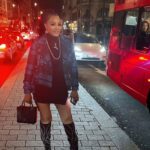 Vivica A. Fox Instagram - GM Dawlings! #AboutLastNite FUNTIMES w my guys @probinsonart & @abjcoleman in London! Thanks for a yummy @thewolseley dinner @probinsonart Viv's Rocking @revolve dress @lagencefashion jacket Thankx @lailasaghian @louboutinworld boots & bag @candyicejewelry Makeup @angel_aculeybeauty Hair @heatherdapaah #LifeIsGood #GodIsGood #Blessed #Respect #GurlPower #VivicaFoxHair #TeamVivica #TeamFox #MyGrindDontStop #LegitimateCareers #BossMoves #LoveWins #LondonKnights #FRIENDS4LIFE #ClassicBadChick 🔥🖤💙🤴🏽👸🏽🤑🇬🇧🔥 London City, UK